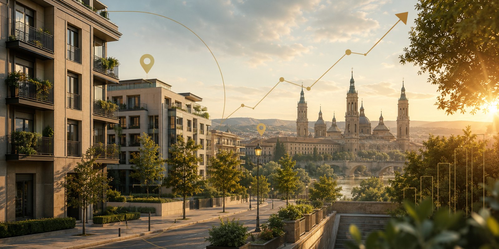 Los 9 mejores pueblos de la provincia de Zaragoza para invertir en pisos
