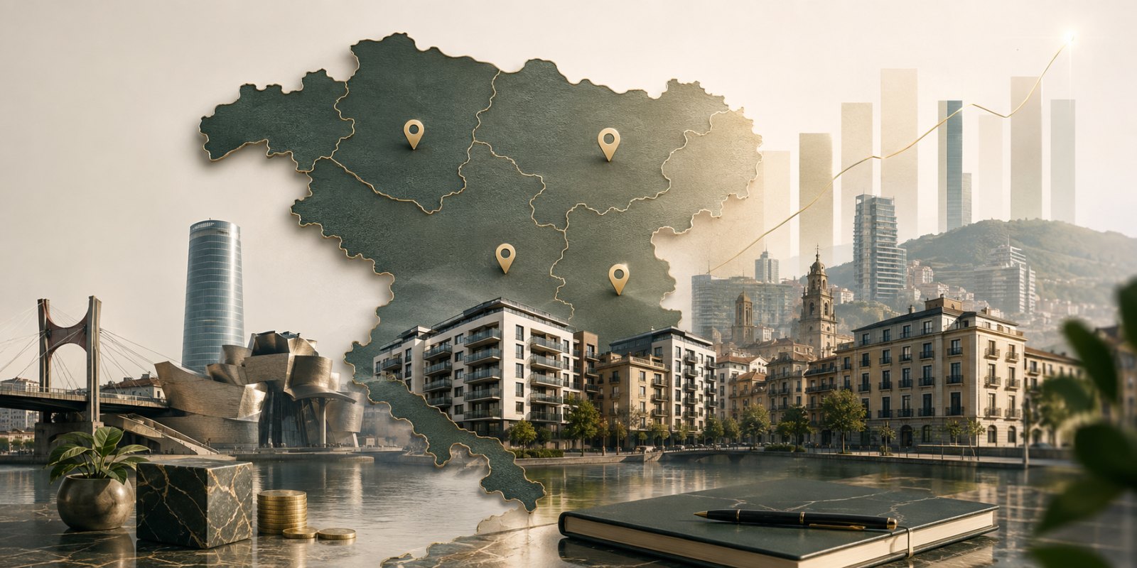 Las 10 mejores ciudades del País Vasco para invertir en pisos